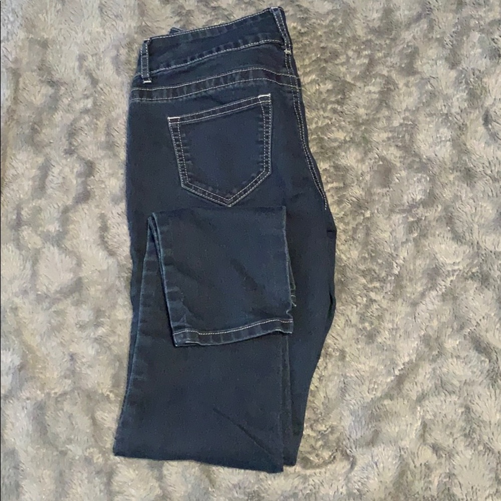 Dark skinny jeans